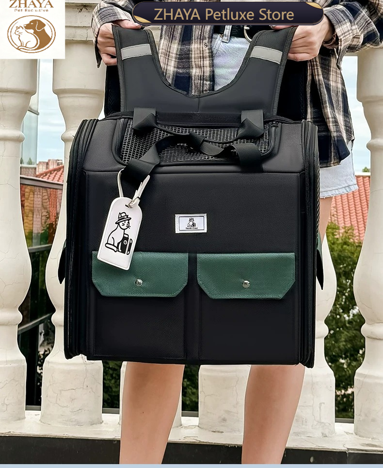 Foldable Backpack Small - ZHAYA Large Cat Carrier Backpack Breathable