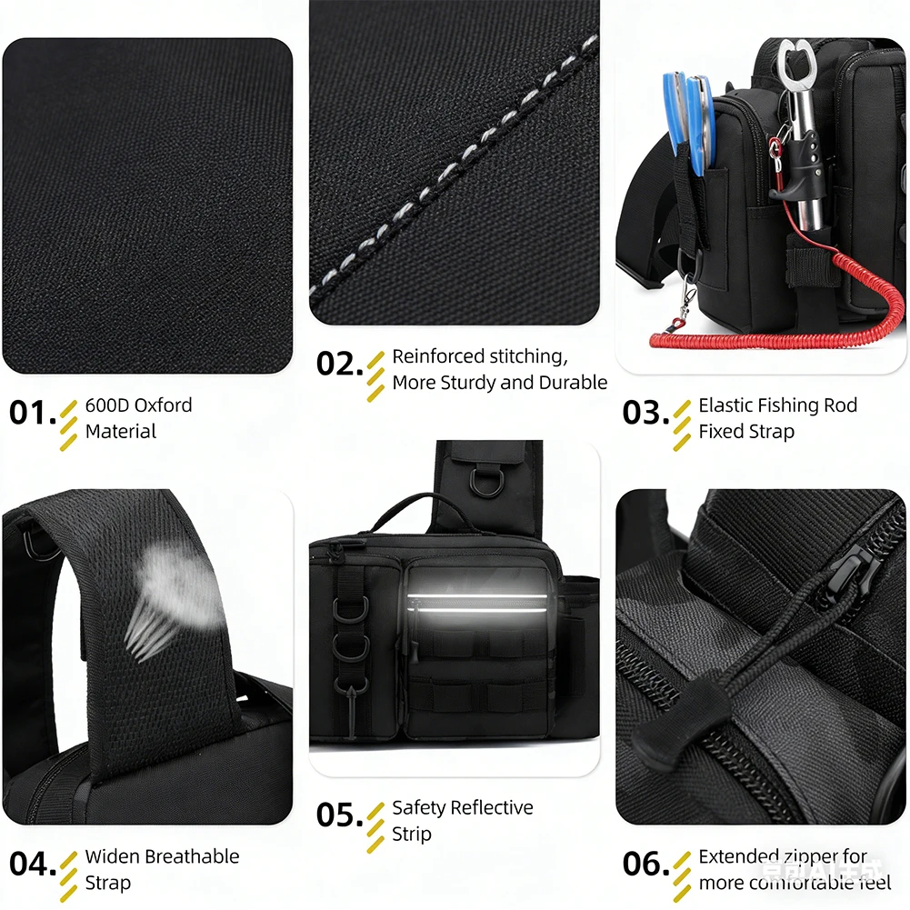 Fishing Backpack with Rod Hold - đánh giá và giá Hiking Backpack Waterproof