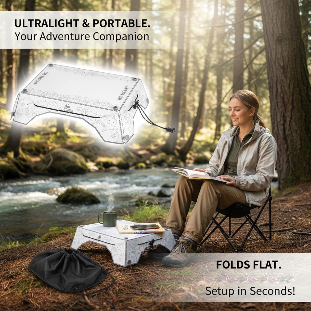 Folding Camping Table Ultralig - đánh giá và giá Foldable Backpack Small